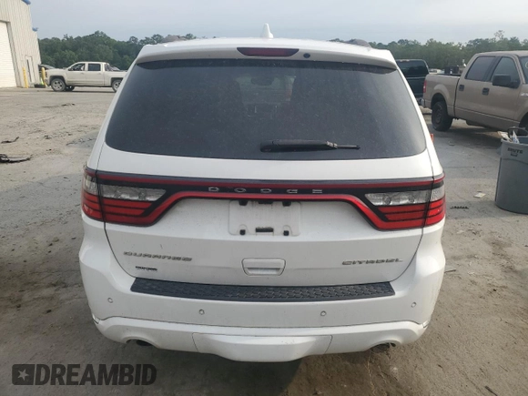 2018 Dodge Durango Citadel z VIN 1C4RDHEG0JC290322, wystawiony jako Copart lot #57356605 z przebiegiem 177 178 mil mil oraz Szkoda całkowita • Salvage title. Historia ofert i sprzedaży dostępna na DreamBid. Obrazek 6.