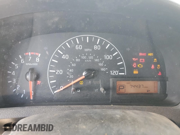 2021 Nissan NV200 S with VIN 3N6CM0KNXMK696890, listed as a Copart auction lot 56090535 with 74,437 mi miles and Salvage title. Bid and sale history available at DreamBid. Image 9.