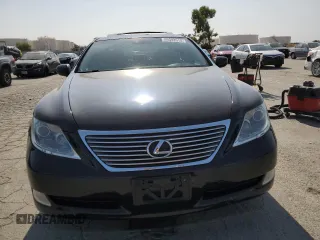 2008 Lexus LS 460 with VIN JTHBL46F685059084, listed as a Copart auction lot 59392615 with 141,800 mi miles and Salvage title. Bid and sale history available at DreamBid. Image 5.