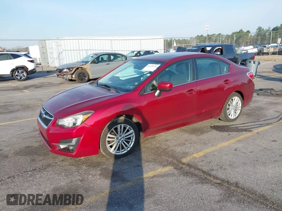 2015 Subaru Impreza Premium с VIN JF1GJAK64FH012316, выставлен на аукционе IAAI как лот 41772156 с пробегом 84 286 миль миль и . История ставок и продаж доступна на DreamBid. Изображение 2.