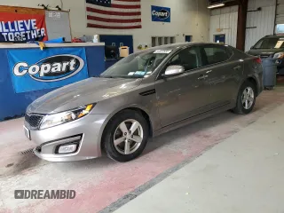 2015 Kia Optima LX z VIN 5XXGM4A71FG513142, wystawiony jako Copart lot #58557655 z przebiegiem 44 204 mil mil oraz Szkoda całkowita • Salvage title. Historia ofert i sprzedaży dostępna na DreamBid. Obrazek 1.