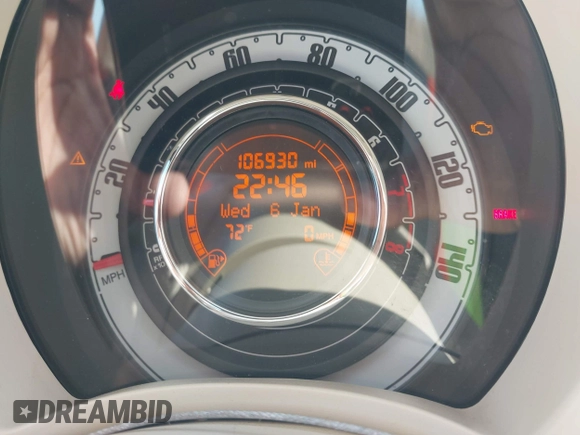 2012 FIAT 500 Pop with VIN 3C3CFFARXCT127684, listed as a IAAI auction lot 42543045 with 106,930 mi miles and . Bid and sale history available at DreamBid. Image 7.