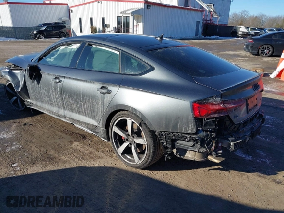 2023 Audi A5 Sportback S line Premium Plus with VIN WAUFACF58PA055275, listed as a IAAI auction lot 41309563 with 1 mi miles. Bid and sale history available at carsss.com. Image 3.