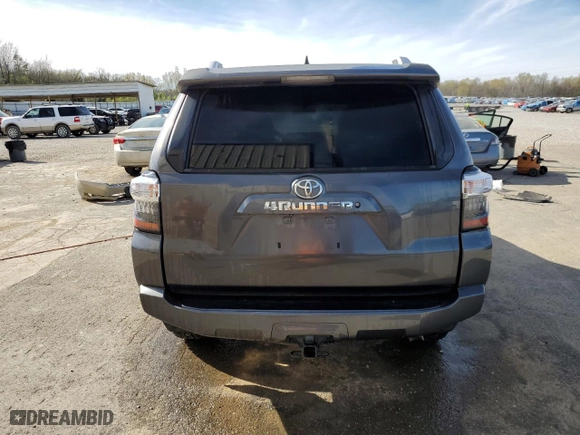 2014 Toyota 4Runner SR5 with VIN JTEZU5JR6E5069965, listed as a Copart auction lot 49981255 with 147,141 mi miles and Salvage Title. Bid and sale history available at carsss.com. Image 6.