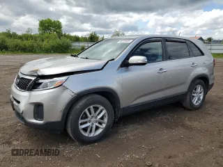2014 Kia Sorento LX z VIN 5XYKT3A61EG457972, wystawiony jako Copart lot #58225405 z przebiegiem 99 406 mil mil oraz Szkoda całkowita • Salvage title. Historia ofert i sprzedaży dostępna na DreamBid. Obrazek 1.