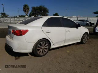 2013 Kia Forte SX with VIN KNAFW4A35D5741002, listed as a Copart auction lot 75131484 with 204,722 mi miles and Salvage Title. Bid and sale history available at carsss.com. Image 3.