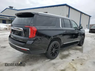 2023 GMC Yukon XL SLT with VIN 1GKS2GKT3PR203039, listed as a Copart auction lot 48005085 with 87,792 mi miles and Salvage Title. Bid and sale history available at carsss.com. Image 3.