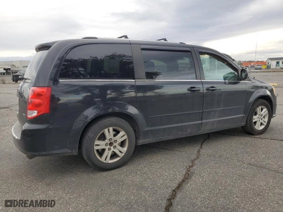 2012 Dodge Grand Caravan Crew with VIN 2C4RDGDG1CR131024, listed as a Copart auction lot 46795675 with 159,221 mi miles and Clean Title. Bid and sale history available at carsss.com. Image 3.