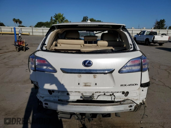 2012 Lexus RX 450h с VIN JTJZB1BA6C2006324, выставлен на аукционе Copart как лот 61091425 с пробегом 269 325 миль миль и Списание • Salvage title. История ставок и продаж доступна на DreamBid. Изображение 6.