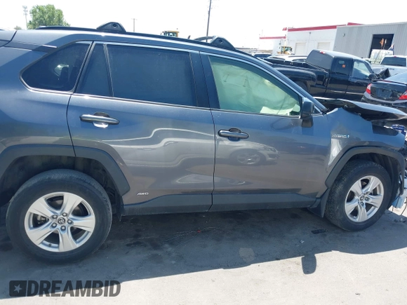 2019 Toyota RAV4 Hybrid LE with VIN JTMLWRFV1KD501638, listed as a IAAI auction lot 42590717 with 46,277 mi miles and . Bid and sale history available at DreamBid. Image 14.