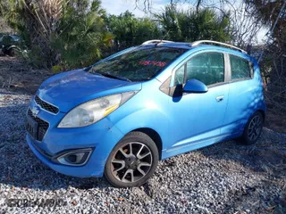 2013 Chevrolet Spark LT with VIN KL8CF6S92DC600283, listed as a IAAI auction lot 41437438 with 147,277 mi miles. Bid and sale history available at carsss.com. Image 2.