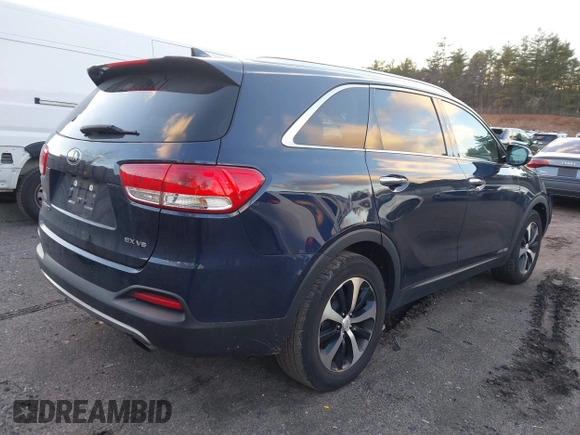 2016 Kia Sorento EX with VIN 5XYPHDA53GG183522, listed as a IAAI auction lot 41231974 with 96,360 mi miles. Bid and sale history available at carsss.com. Image 4.