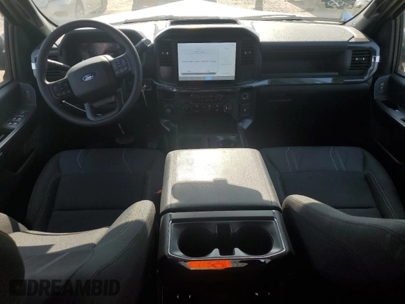2025 Ford F-150 with VIN 1FTEX2LP7SKD14189, listed as a Copart auction lot 55840875 with 3,304 mi miles and Salvage title. Bid and sale history available at DreamBid. Image 8.