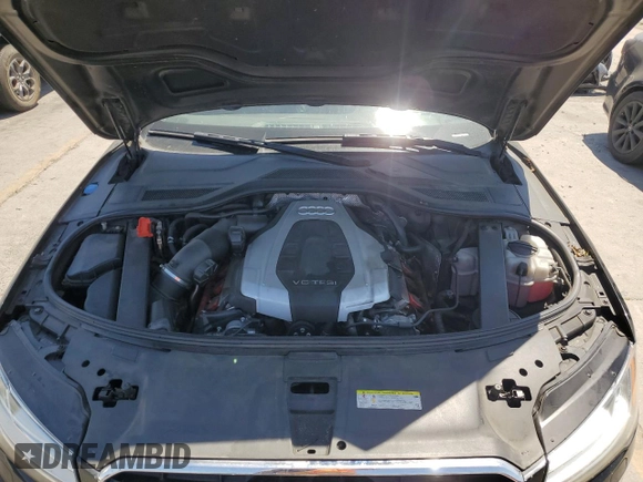 2016 Audi A8 3.0T with VIN WAU34AFD8GN004633, listed as a Copart auction lot 61692955 with 155,405 mi miles and Salvage title. Bid and sale history available at DreamBid. Image 11.