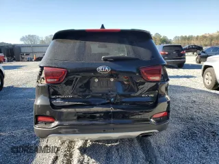 2019 Kia Sorento EX Sport V6 with VIN 5XYPH4A55KG503738, listed as a Copart auction lot 85773814 with 107,046 mi miles and Salvage Title. Bid and sale history available at carsss.com. Image 6.