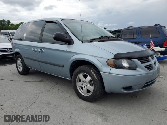 2006 Dodge Caravan SXT with VIN 1D4GP45R26B583390, listed as a Copart auction lot 54442955 with 328,965 mi miles and Salvage title. Bid and sale history available at DreamBid. Image 4.