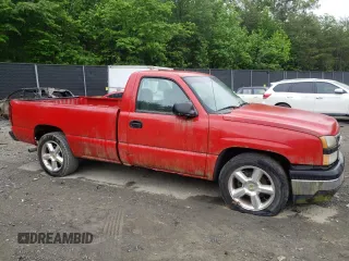2006 Chevrolet Silverado 1500 Work Truck with VIN 3GCEC14X16G155073, listed as a Copart auction lot 56562905 with 240,110 mi miles and Clean Title. Bid and sale history available at DreamBid. Image 4.