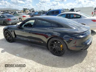 2022 Porsche Taycan with VIN WP0AA2Y16NSA11528, listed as a Copart auction lot 77314554 with 19,910 mi miles and Non repairable. Bid and sale history available at DreamBid. Image 2.
