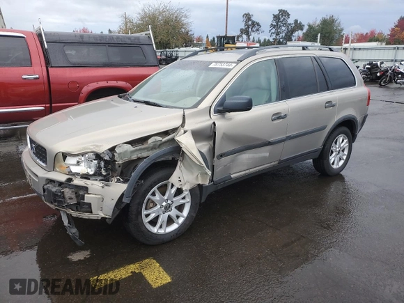 2005 Volvo XC90 with VIN YV1CZ911751185836, listed as a Copart auction lot 78753744 with 132,041 mi miles and Salvage Title. Bid and sale history available at carsss.com. Image 1.