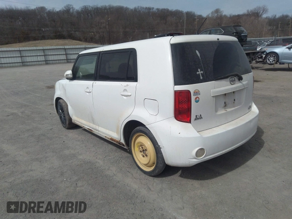 2008 Scion xB with VIN JTLKE50E381052011, listed as a IAAI auction lot 41800997 with 0 mi miles. Bid and sale history available at carsss.com. Image 3.