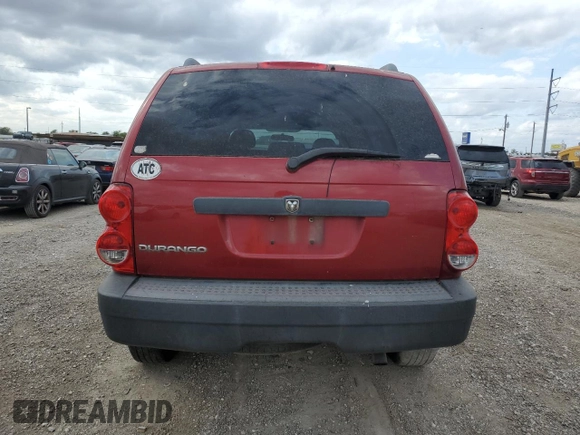 2008 Dodge Durango with VIN 1D8HD38K78F114456, listed as a Copart auction lot 78604234 with 185,009 mi miles and Clean title. Bid and sale history available at DreamBid. Image 6.