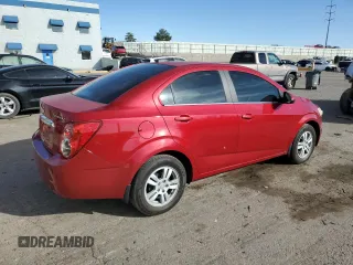 2015 Chevrolet Sonic LT with VIN 1G1JC5SH1F4132660, listed as a Copart auction lot 50206765 with 147,428 mi miles and Salvage Title. Bid and sale history available at DreamBid. Image 3.