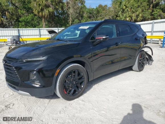 2022 Chevrolet Blazer LT with VIN 3GNKBDRS9NS185798, listed as a Copart auction lot 42654325 with 18,377 mi miles and Salvage Title. Bid and sale history available at carsss.com. Image 1.