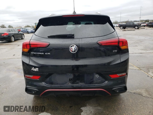 2023 Buick Encore GX Select with VIN KL4MMDSL7PB137210, listed as a Copart auction lot 45848015 with 16,798 mi miles and Salvage title. Bid and sale history available at DreamBid. Image 6.