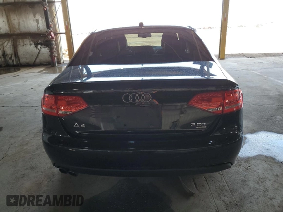 2011 Audi A4 Premium Plus с VIN WAUFFAFL5BN003494, выставлен на аукционе Copart как лот 59201745 с пробегом Не указан миль и Списание • Salvage title. История ставок и продаж доступна на DreamBid. Изображение 6.