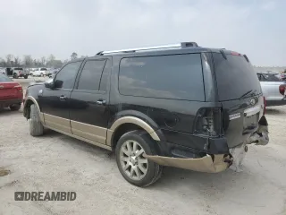 2014 Ford Expedition Max XLT with VIN 1FMJK1H53EEF07470, listed as a Copart auction lot 48903355 with 189,551 mi miles and Salvage title. Bid and sale history available at DreamBid. Image 2.