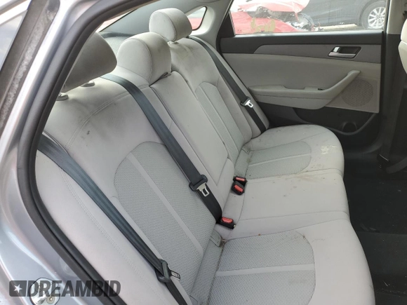2017 Hyundai Sonata 2.4L with VIN 5NPE24AF6HH509647, listed as a Copart auction lot 83037104 with 123,701 mi miles and Clean Title. Bid and sale history available at carsss.com. Image 10.