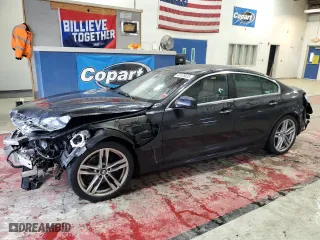 2013 BMW 6 Series 650i xDrive with VIN WBA6B4C56DD098465, listed as a Copart auction lot 45126625 with 129,235 mi miles and Clean Title. Bid and sale history available at carsss.com. Image 1.