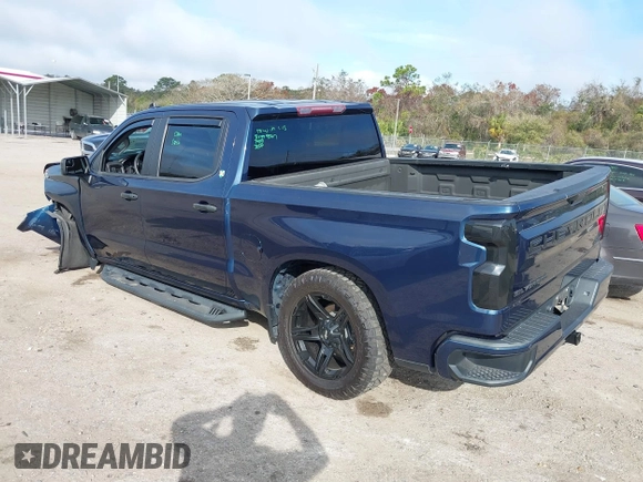 2020 Chevrolet Silverado 1500 Custom with VIN 3GCPWBEH3LG172322, listed as a IAAI auction lot 41496946 with 52,312 mi miles. Bid and sale history available at carsss.com. Image 3.