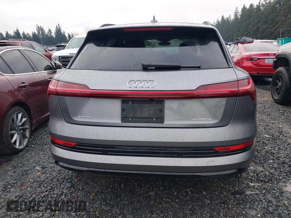 2021 Audi e-tron Premium with VIN WA1AAAGE8MB010823, listed as a IAAI auction lot 41254590 with 21,171 mi miles. Bid and sale history available at carsss.com. Image 16.