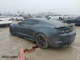 2019 Chevrolet Camaro ZL1 with VIN 1G1FK1R60K0111144, listed as a Copart auction lot 43147475 with 46,725 mi miles and Salvage Title. Bid and sale history available at carsss.com. Image 2.