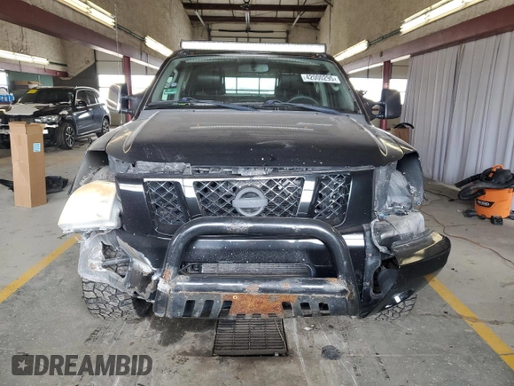 2011 Nissan Titan Pro-4X with VIN 1N6AA0EC5BN307980, listed as a Copart auction lot 42000295 with 168,335 mi miles and Salvage title. Bid and sale history available at DreamBid. Image 5.