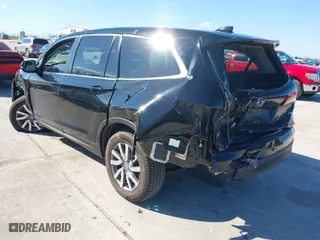 2019 Honda Pilot EX-L with VIN 5FNYF5H53KB031522, listed as a IAAI auction lot 41661462 with 61,056 mi miles. Bid and sale history available at carsss.com. Image 3.