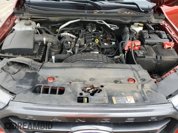 2022 Ford Ranger XL with VIN 1FTER4FH0NLD43915, listed as a Copart auction lot 51704935 with 38,176 mi miles and Salvage Title. Bid and sale history available at DreamBid. Image 12.