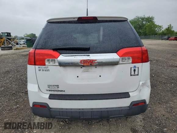 2013 GMC Terrain SLE with VIN 2GKALMEK6D6103552, listed as a Copart auction lot 58158745 with 189,869 mi miles and Salvage title. Bid and sale history available at DreamBid. Image 6.