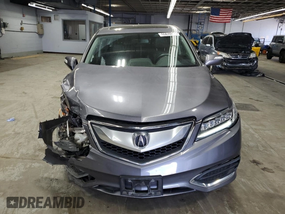 2017 Acura RDX Technology with VIN 5J8TB4H56HL031327, listed as a Copart auction lot 55876625 with 60,985 mi miles and Salvage title. Bid and sale history available at DreamBid. Image 5.