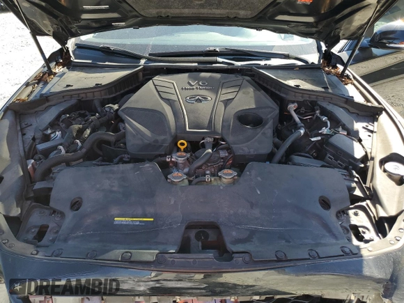 2021 Infiniti Q50 Pure with VIN JN1EV7AP1MM701174, listed as a Copart auction lot 49970925 with 68,668 mi miles and Non Repairable. Bid and sale history available at DreamBid. Image 12.