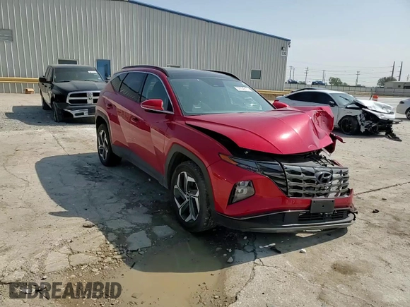 2022 Hyundai Tucson Limited with VIN 5NMJECAEXNH160718, listed as a Copart auction lot 57704215 with 33,636 mi miles and Salvage title. Bid and sale history available at DreamBid. Image 14.