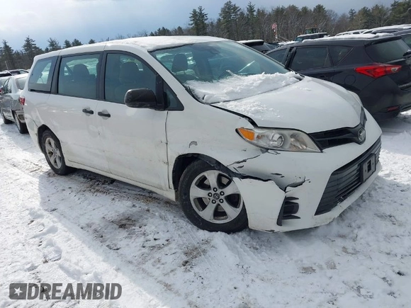 2018 Toyota Sienna L with VIN 5TDZZ3DC5JS901902, listed as a IAAI auction lot 41431684 with 101,481 mi miles and . Bid and sale history available at DreamBid. Image 1.