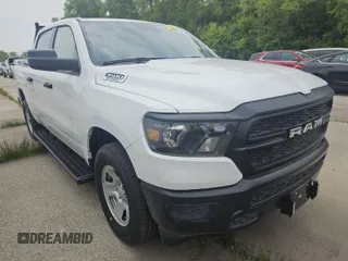 2023 Ram 1500 Tradesman with VIN 1C6RRFGG9PN620482, listed as a IAAI auction lot 42796098 with 146 mi miles and . Bid and sale history available at DreamBid. Image 3.