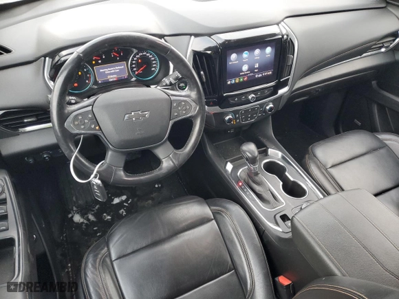 2021 Chevrolet Traverse RS with VIN 1GNEVJKWXMJ117641, listed as a Copart auction lot 43716335 with 124,172 mi miles and Clean Title. Bid and sale history available at carsss.com. Image 8.