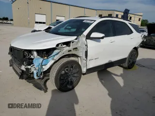 2024 Chevrolet Equinox RS z VIN 3GNAXMEG1RS140035, wystawiony jako Copart lot #56927295 z przebiegiem 41 049 mil mil oraz Szkoda całkowita • Salvage title. Historia ofert i sprzedaży dostępna na DreamBid. Obrazek 1.