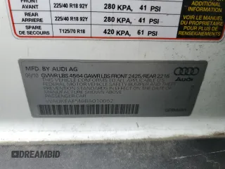 2011 Audi A3 Premium Plus with VIN WAUKEAFM6BA010052, listed as a Copart auction lot 47665695 with 150,840 mi miles and Salvage title. Bid and sale history available at DreamBid. Image 12.