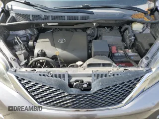 2017 Toyota Sienna SE with VIN 5TDXZ3DCXHS771231, listed as a Copart auction lot 50169225 with 81,910 mi miles and Salvage Title. Bid and sale history available at carsss.com. Image 12.
