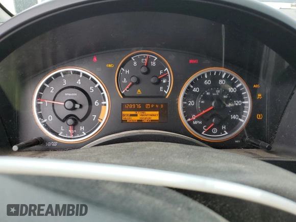 2015 Nissan Titan SV with VIN 1N6AA0EC9FN500624, listed as a Copart auction lot 50982985 with 128,976 mi miles and Salvage title. Bid and sale history available at DreamBid. Image 9.