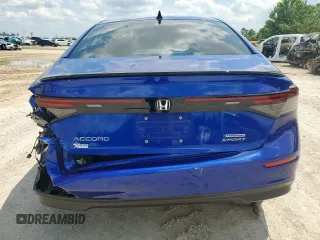 2023 Honda Accord Sport with VIN 1HGCY2F57PA039632, listed as a Copart auction lot 58580315 with Not provided miles and Salvage title. Bid and sale history available at DreamBid. Image 6.